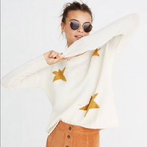 Star Detail Wool Sweater